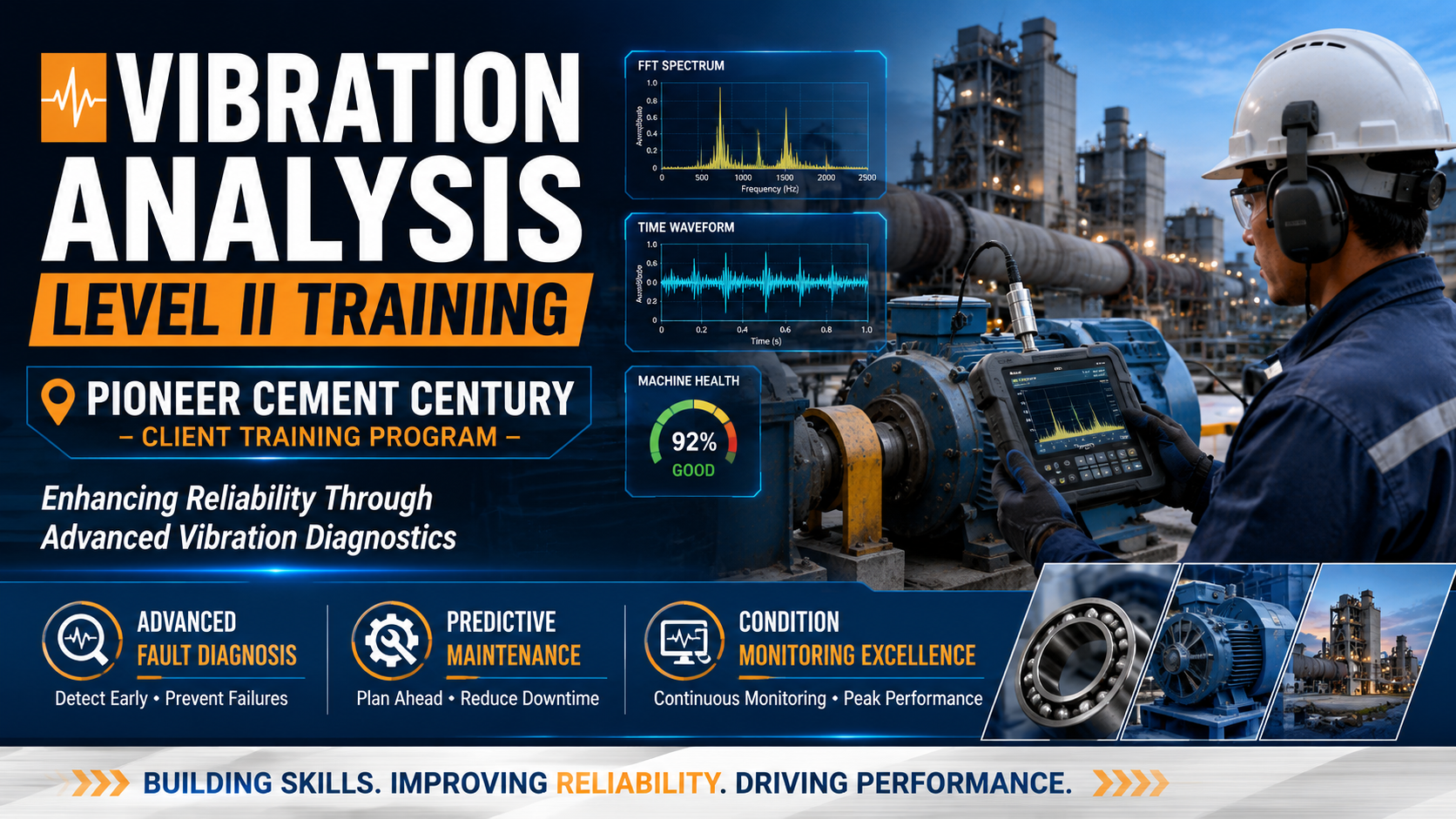 Vibration Level 2 Training Pioneer Cement Century Client